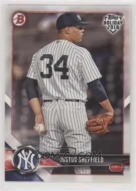 2018 Topps Holiday Bowman - [Base] #TH-JSF - Justus Sheffield