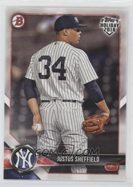 2018 Topps Holiday Bowman - [Base] #TH-JSF - Justus Sheffield