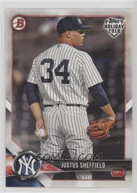 2018 Topps Holiday Bowman - [Base] #TH-JSF - Justus Sheffield