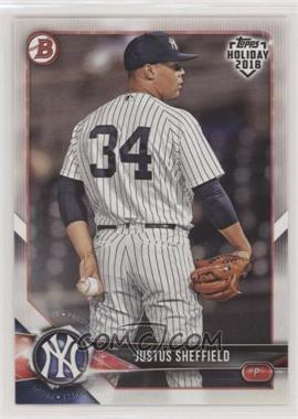 2018 Topps Holiday Bowman - [Base] #TH-JSF - Justus Sheffield