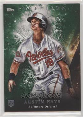 2018 Topps Inception - [Base] - Green #48 - Austin Hays