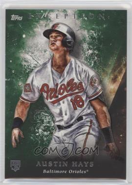 2018 Topps Inception - [Base] - Green #48 - Austin Hays