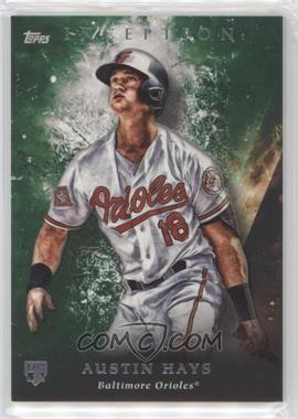 2018 Topps Inception - [Base] - Green #48 - Austin Hays