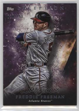 2018 Topps Inception - [Base] - Purple #44 - Freddie Freeman /150