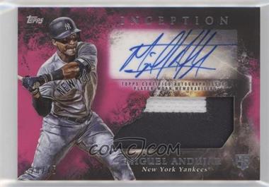 2018 Topps Inception - Inception Autographed Patches - Magenta #IAP-MA - Miguel Andujar /75