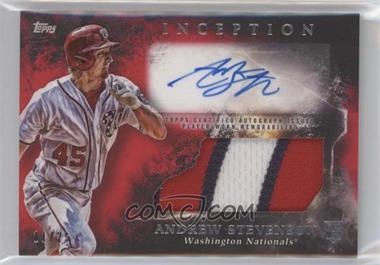 2018 Topps Inception - Inception Autographed Patches - Red #IAP-AS - Andrew Stevenson /25