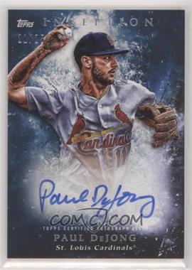 2018 Topps Inception - Rookie and Emerging Stars Autographs - Blue #RES-PD - Paul DeJong /25