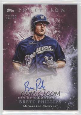 2018 Topps Inception - Rookie and Emerging Stars Autographs - Magenta #RES-BP - Brett Phillips /99