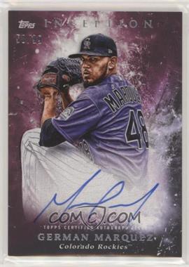 2018 Topps Inception - Rookie and Emerging Stars Autographs - Magenta #RES-GM - German Marquez /99