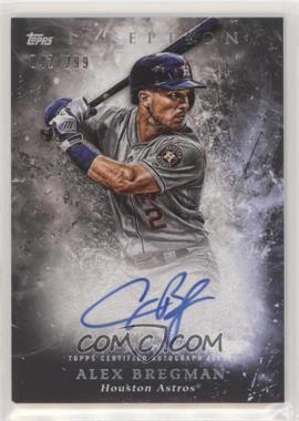 2018 Topps Inception - Rookie and Emerging Stars Autographs #RES-AB - Alex Bregman /299