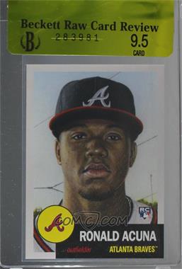 2018 Topps Living Set - Online Exclusive [Base] #19 - Ronald Acuna Jr. /46809 [BRCR 9.5]