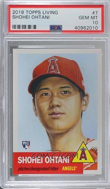 2018 Topps Living Set - Online Exclusive [Base] #7 - Shohei Ohtani /20966 [PSA 10 GEM MT]