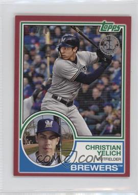 2018 Topps Mini - Update Series 1983 Topps Design - Red #83-11 - Christian Yelich /10