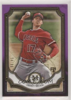 2018 Topps Museum Collection - [Base] - Amethyst #100 - Shohei Ohtani /99