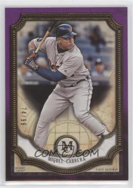 2018 Topps Museum Collection - [Base] - Amethyst #11 - Miguel Cabrera /99