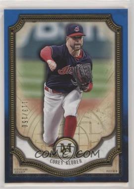 2018 Topps Museum Collection - [Base] - Sapphire #39 - Corey Kluber /150