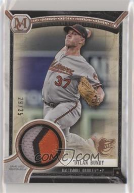 2018 Topps Museum Collection - Meaningful Material Patch Relics - Copper #MMR-DB - Dylan Bundy /35