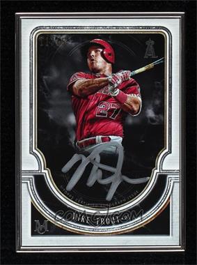 2018 Topps Museum Collection - Museum Framed Autographs - Silver #MFA-MT - Mike Trout /15