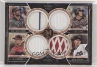 Paul Goldschmidt, Jake Lamb, A.J. Pollock, Zack Greinke #/75