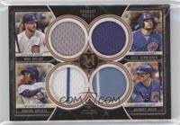 Kris Bryant, Kyle Schwarber, Addison Russell, Anthony Rizzo #/75