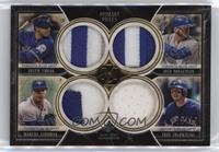 Justin Smoak, Marcus Stroman, Josh Donaldson, Troy Tulowitzki #/25