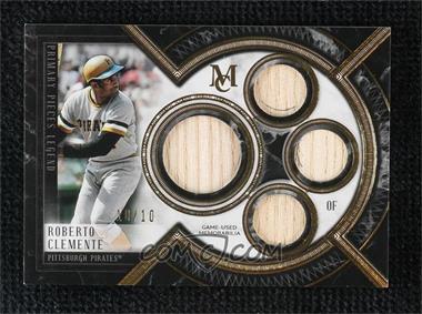 2018 Topps Museum Collection - Primary Pieces Quad Relics Legends - Gold #SPQL-RCL - Roberto Clemente /10