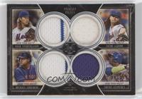 Noah Syndergaard, Michael Conforto, Jacob deGrom, Yoenis Cespedes #/99