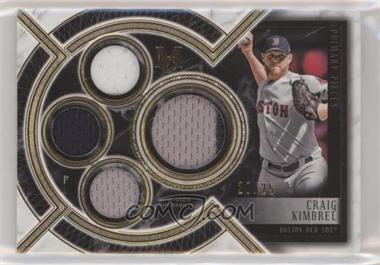 2018 Topps Museum Collection - Primary Pieces Single Player Quad Relics - Gold #SPQR-CK - Craig Kimbrel /25