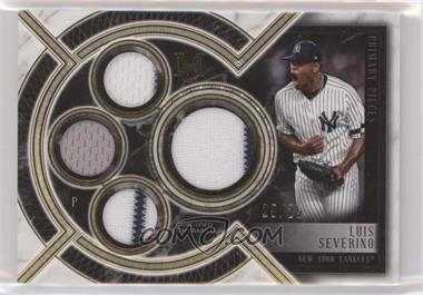 2018 Topps Museum Collection - Primary Pieces Single Player Quad Relics - Gold #SPQR-LS - Luis Severino /25