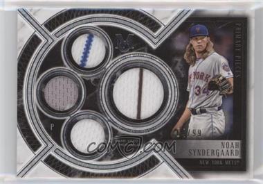 2018 Topps Museum Collection - Primary Pieces Single Player Quad Relics #SPQR-NS - Noah Syndergaard /99
