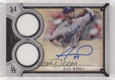 2018 Topps Museum Collection - Signature Swatches Dual Relic Autographs #DRA-AW - Alex Wood /299