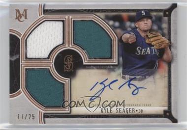 2018 Topps Museum Collection - Signature Swatches Triple Relic Autographs - Copper #TRA-KS - Kyle Seager /25