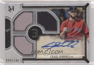 2018 Topps Museum Collection - Signature Swatches Triple Relic Autographs #TRA-CKI - Craig Kimbrel /149