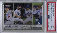 Los Angeles Dodgers (Buehler, Cingrani, Garcia & Liberatore) [PSA 9 M…