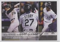 Nolan Arenado, Trevor Story, Ian Desmond #/183