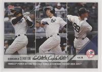 Giancarlo Stanton, Gary Sanchez, Aaron Judge #/1,967