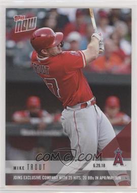 2018 Topps Now - [Base] #383 - Mike Trout /622