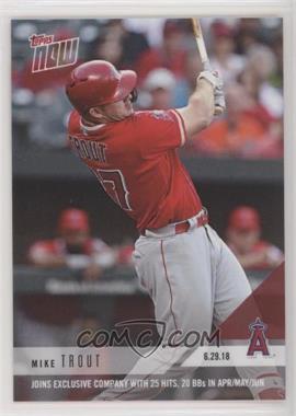 2018 Topps Now - [Base] #383 - Mike Trout /622