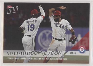 2018 Topps Now - [Base] #603 - Texas Rangers /296
