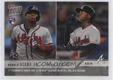 2018 Topps Now - [Base] #627 - Ronald Acuna Jr., Ozzie Albies /1725