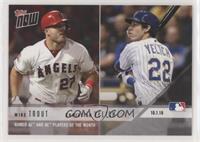 Mike Trout, Christian Yelich #/714