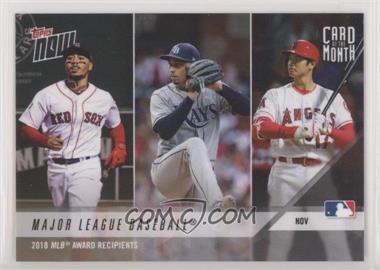 2018 Topps Now - Card of the Month #M-NOV - 2018 MLB Award Recipients /1001