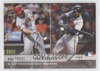 Mike Trout, Nick Markakis #/295