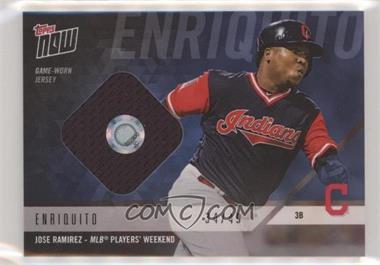 2018 Topps Now - Players Weekend Relics #PWR-13A - Jose Ramirez /49