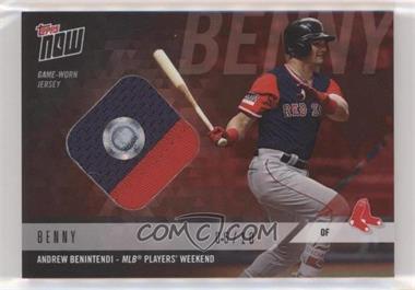 2018 Topps Now - Players Weekend Relics #PWR-17C - Andrew Benintendi /10