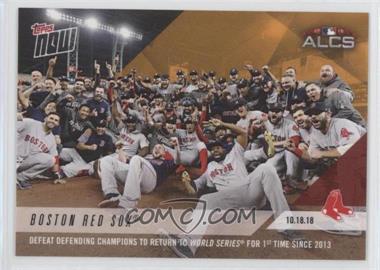 2018 Topps Now - Post Season Bonus #PSB-5 - Boston Red Sox Team