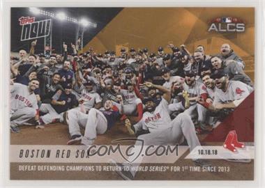 2018 Topps Now - Post Season Bonus #PSB-5 - Boston Red Sox Team