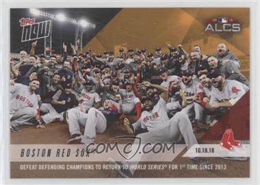 2018 Topps Now - Post Season Bonus #PSB-5 - Boston Red Sox Team