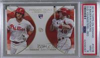 Youngsters - Rhys Hoskins, Harrison Bader [PSA 9 MINT] #/10