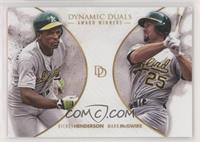 Award Winners - Rickey Henderson, Mark McGwire #/700